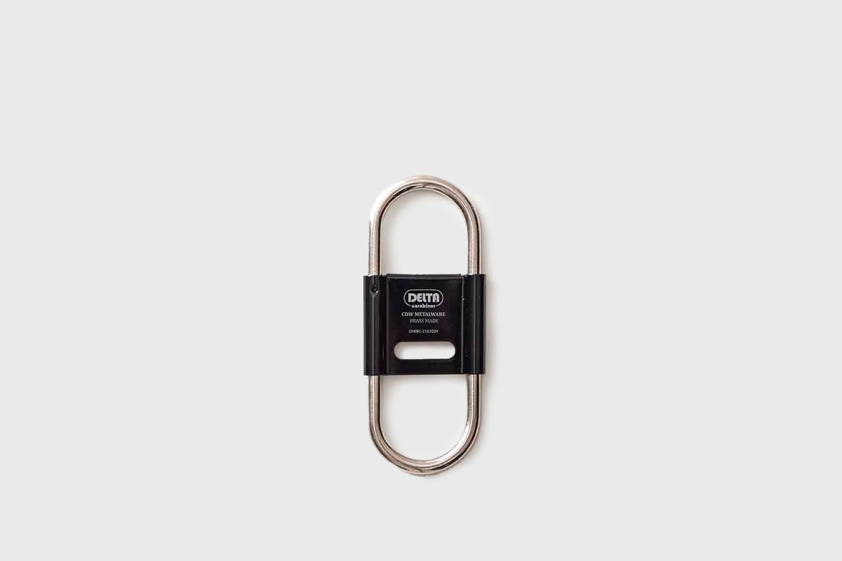Delta Black / Nickel Carabiner | CANDY DESIGN & WORKS