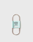 Delta Mint Grey / Nickel Carabiner