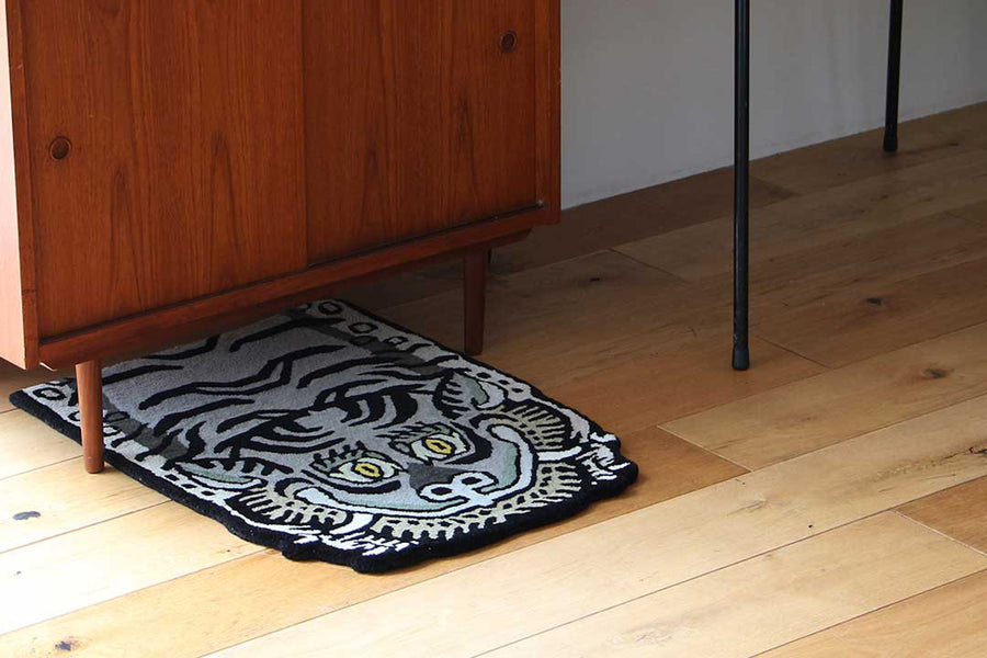 Tibetan Tiger Doormat [Grey] Textiles [Homeware] DETAIL Inc.    Deadstock General Store, Manchester
