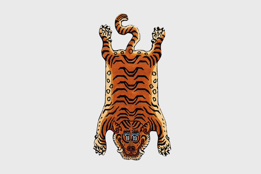 Tibetan Tiger Rug [01] Textiles [Homeware] DETAIL Inc. Medium [75cm x 130cm]   Deadstock General Store, Manchester