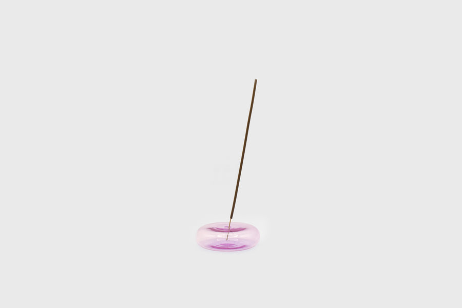 Glass Incense Holder [Pink] Ceramics & Glassware [Homeware] BindleStore.    Deadstock General Store, Manchester