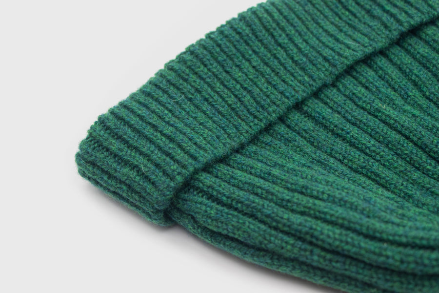 Lambswool Watch Cap [Green] Hats, Scarves & Gloves [Accessories] Highland 2000    Deadstock General Store, Manchester