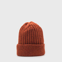 Merino Wool Watch Cap [Orange Mix] Hats, Scarves & Gloves [Accessories] Highland 2000    Deadstock General Store, Manchester
