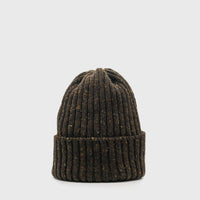 Merino Wool Watch Cap [Brown Mix] Hats, Scarves & Gloves [Accessories] Highland 2000    Deadstock General Store, Manchester