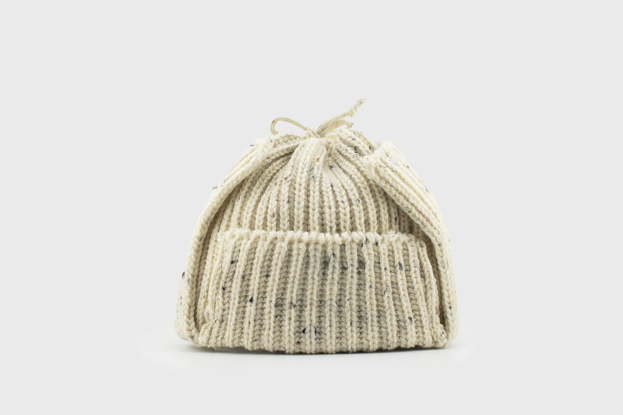 Merino Wool Flight Cap [Ecru] | BindleStore.