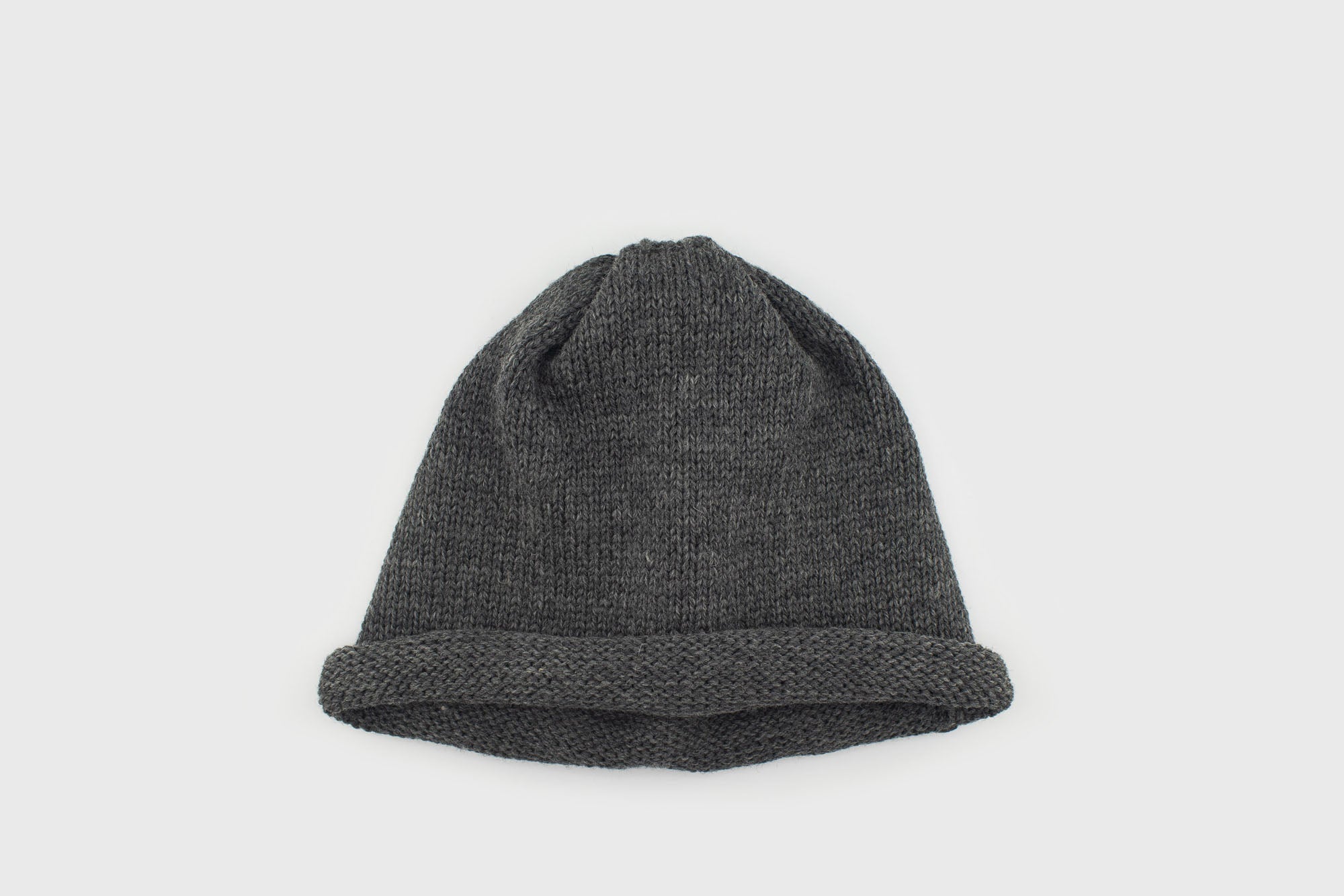 Charcoal Merino Wool Roll Up Cap | Highland 2000