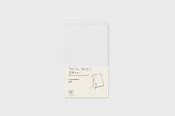 MD Notebook Clear Cover [B6 Slim] Notebooks & Paper [Office & Stationery] MD Paper    Deadstock General Store, Manchester