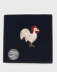 Macon & Lesquoy - Silver Rooster Brooch - BindleStore.