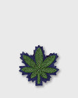 Macon & Lesquoy - Cannabis Leaf Brooch - BindleStore.