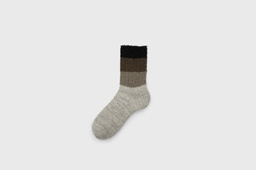Bouclé Gradient Socks [Grey] Socks & Slippers [Accessories] Mauna Kea    Deadstock General Store, Manchester