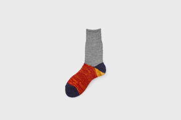 Bouclé Wool Switch Socks [Grey] Socks & Slippers [Accessories] Mauna Kea    Deadstock General Store, Manchester