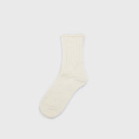 Cotton Hemp Socks [Ecru] Socks & Slippers [Accessories] Mauna Kea    Deadstock General Store, Manchester