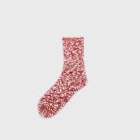 Cotton Hemp Socks [Red] Socks & Slippers [Accessories] Mauna Kea    Deadstock General Store, Manchester