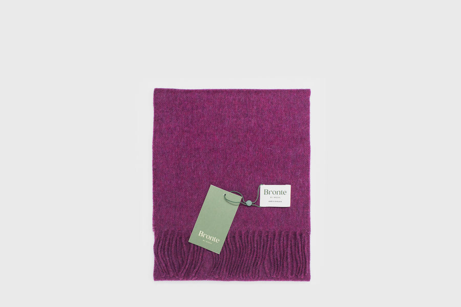 Merino Lambswool Scarf [Dark Pink] Hats, Scarves & Gloves [Accessories] Abraham Moon    Deadstock General Store, Manchester