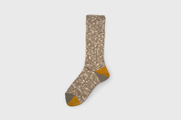 Woody Low Gauge Socks [Camel]
