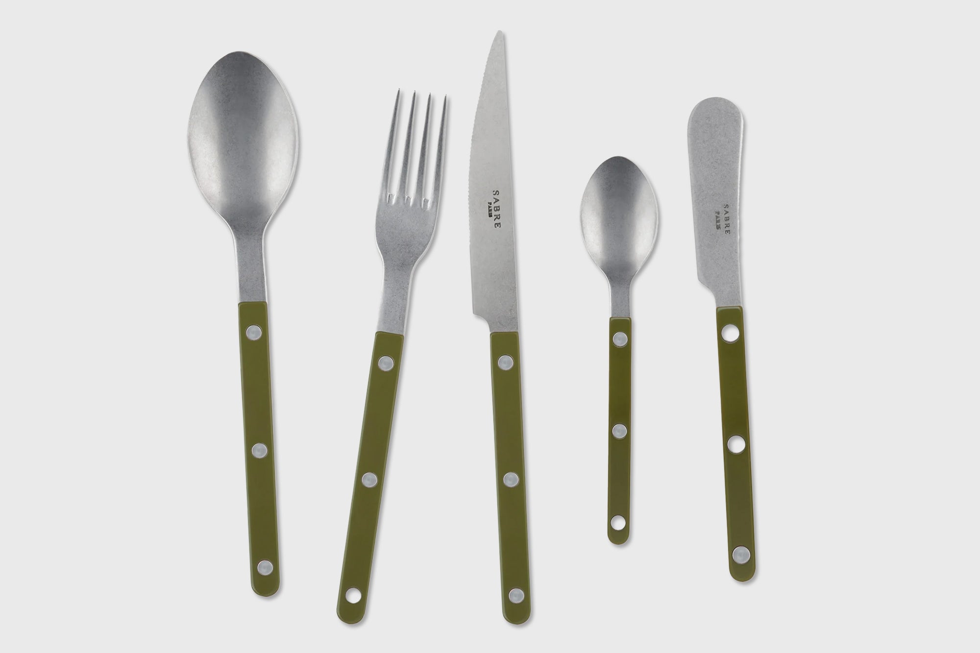Sabre Paris - Bistrot Vintage Cutlery Khaki - BindleStore.