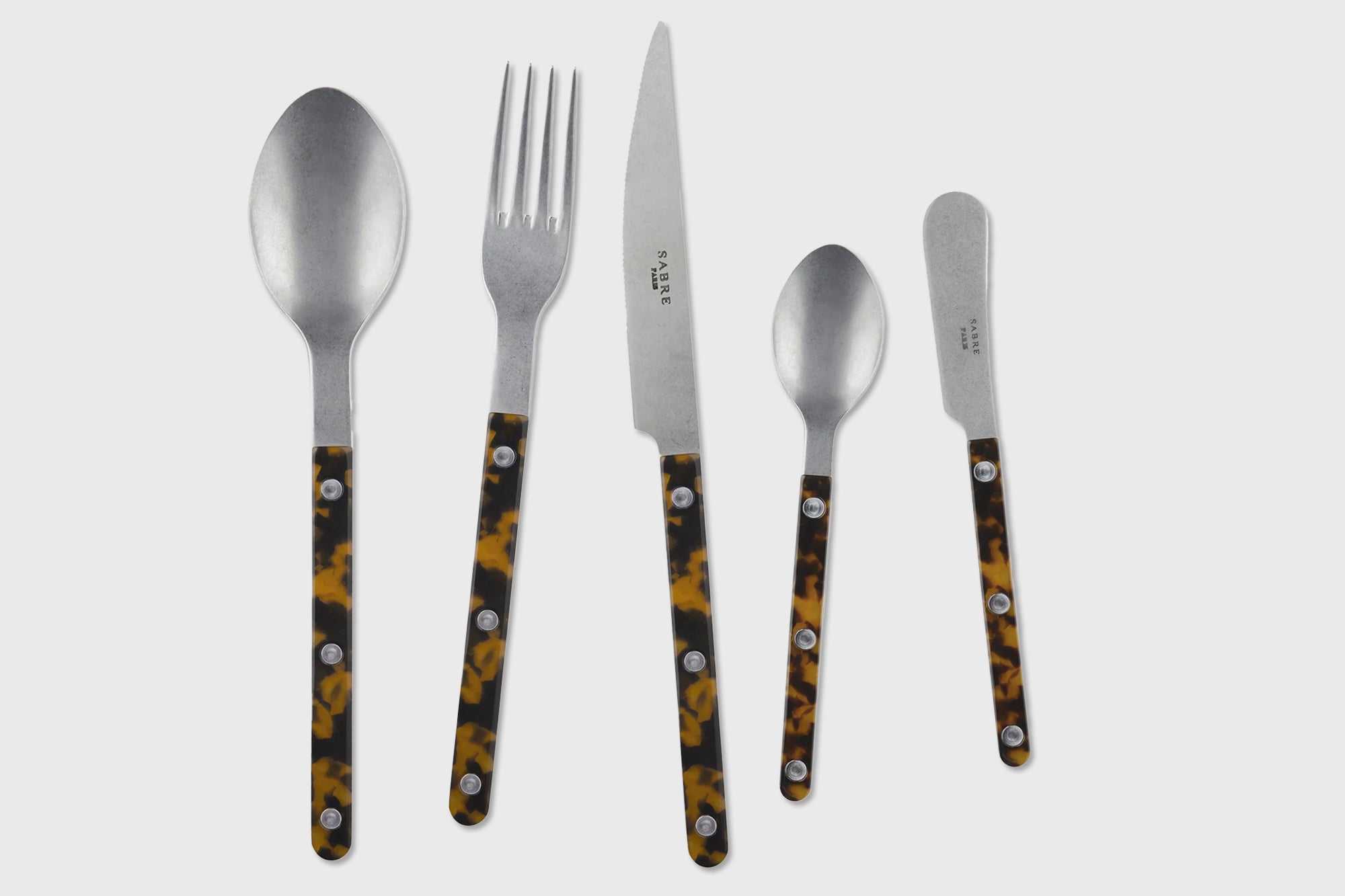 Sabre Paris - Bistrot Vintage Cutlery Tortoise - BindleStore.