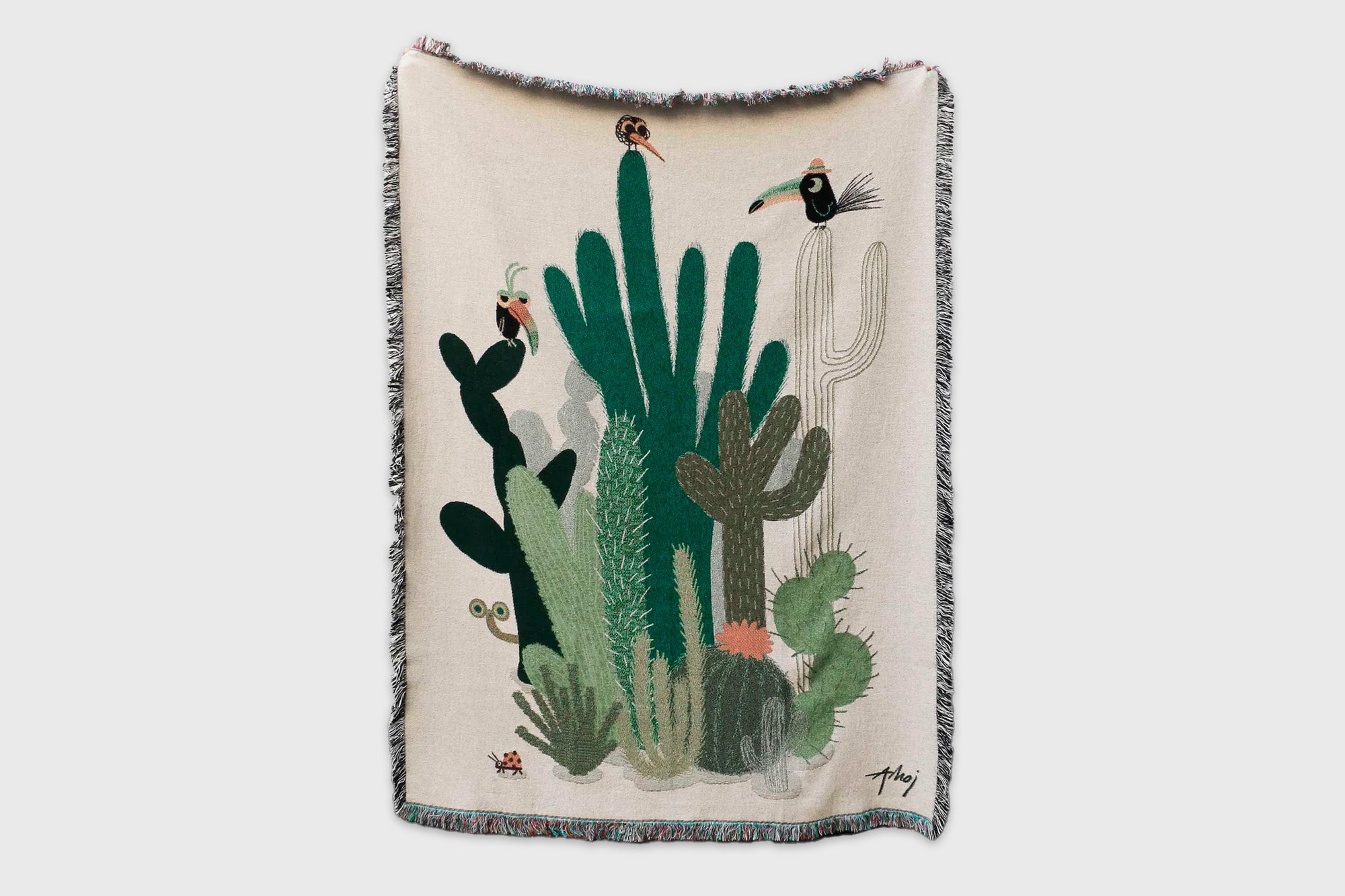 Cactus Throw Blanket