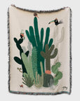 Cactus Throw Blanket