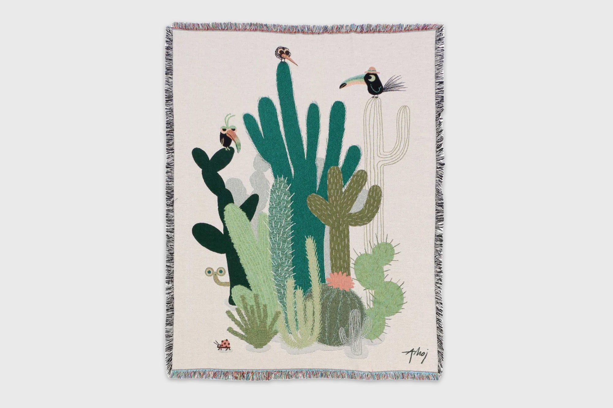 Cactus Throw Blanket