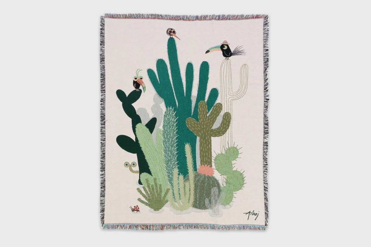 Cactus Throw Blanket | Studio Arhoj