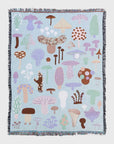 Fungi Throw Blanket