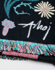 Night Forest Throw Blanket