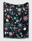 Night Forest Throw Blanket