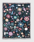 Night Forest Throw Blanket