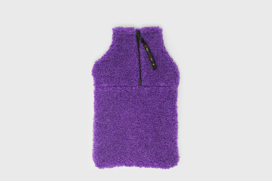 Fleece Hot Water Bottle Cover Textiles [Homeware] Tough Customer Purple   Deadstock General Store, Manchester
