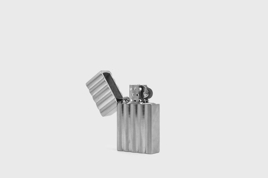 Hard-Edge Petrol Lighter [Aluminium Wave] Everyday Carry [Accessories] Tsubota Pearl    Deadstock General Store, Manchester