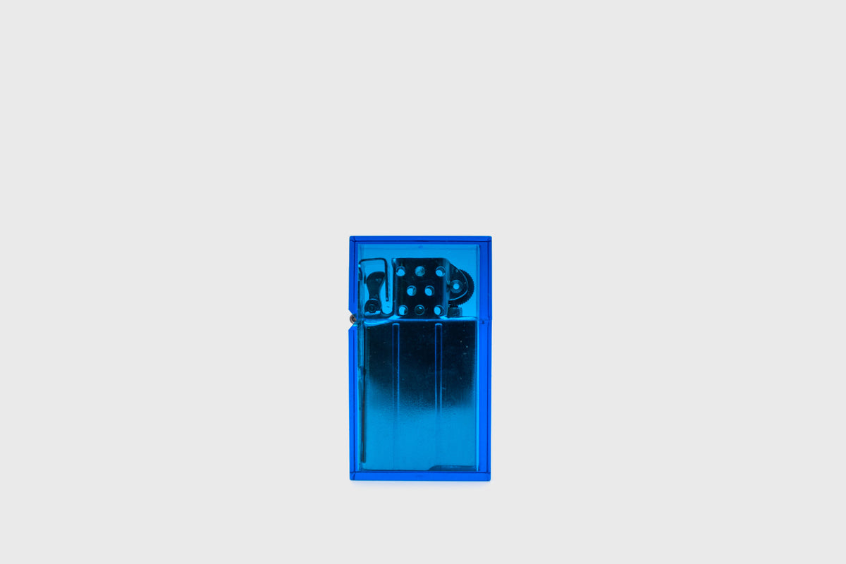 Hard-Edge Petrol Lighter [Clear Blue] | BindleStore.