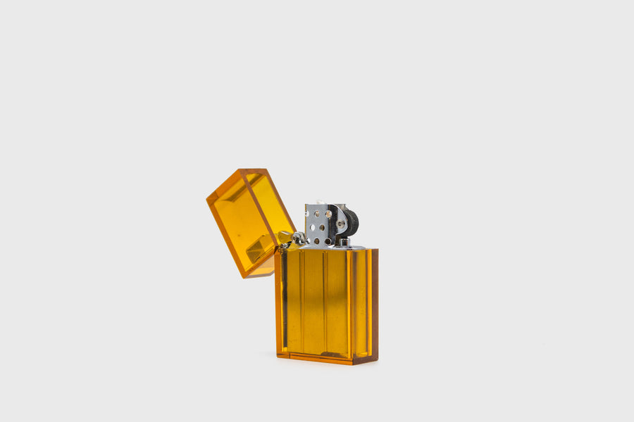 Hard-Edge Petrol Lighter [Clear Yellow] Everyday Carry [Accessories] Tsubota Pearl    Deadstock General Store, Manchester