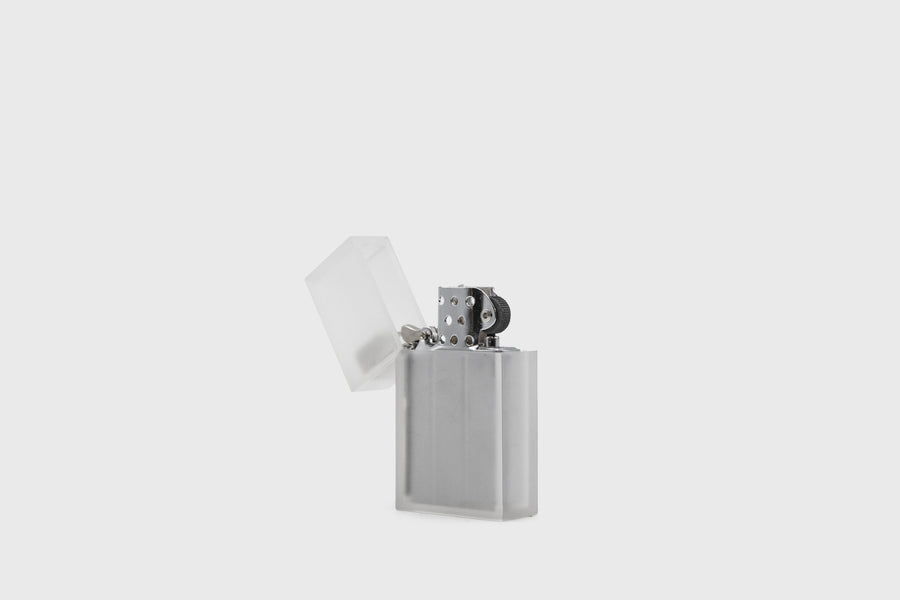 Hard-Edge Petrol Lighter [Frosty White] Everyday Carry [Accessories] Tsubota Pearl    Deadstock General Store, Manchester