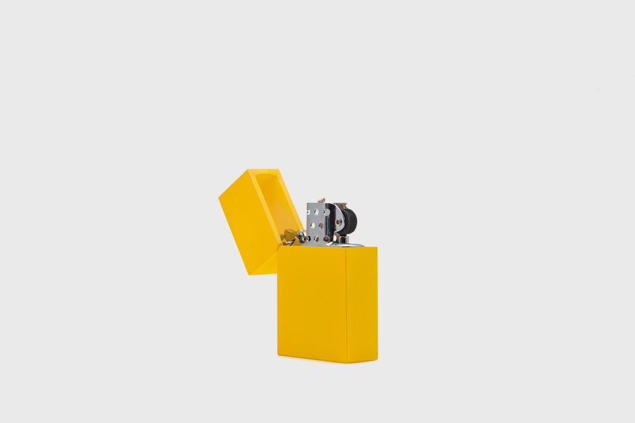 Hard-Edge Petrol Lighter [Yellow] Everyday Carry [Accessories] Tsubota Pearl    Deadstock General Store, Manchester