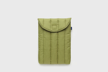 13/14” Puffy Laptop Sleeve [Pistachio] Bags & Wallets [Accessories] BAGGU    Deadstock General Store, Manchester