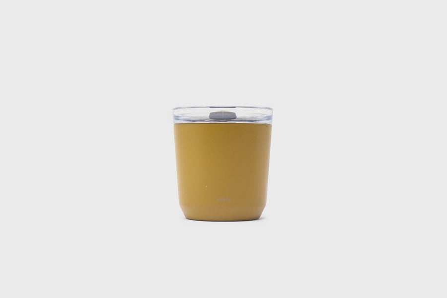 To Go Tumbler [240ml, with plug] Drinks Carriers [Accessories] KINTO Coyote   Deadstock General Store, Manchester