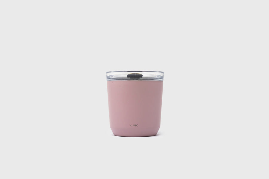 To Go Tumbler [240ml, with plug] Drinks Carriers [Accessories] KINTO Pink   Deadstock General Store, Manchester