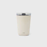 To Go Tumbler [360ml, with plug] Drinks Carriers [Accessories] KINTO White   Deadstock General Store, Manchester