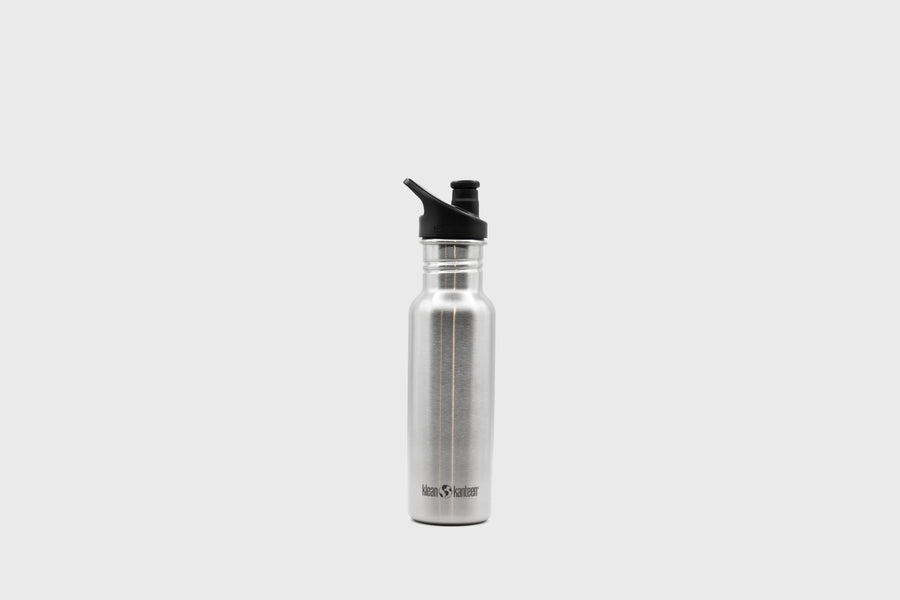 Narrow Classic 18oz Water Bottle [Brushed Steel] Drinks Carriers [Accessories] Klean Kanteen    Deadstock General Store, Manchester