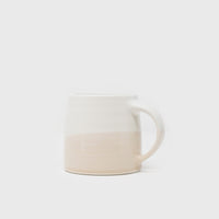 S.C.S. Porcelain Mug [320ml] Mugs & Cups [Kitchen & Dining] KINTO White / Pink Beige   Deadstock General Store, Manchester