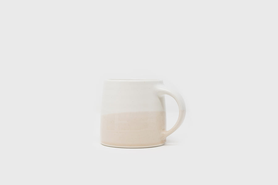 S.C.S. Porcelain Mug [320ml] Mugs & Cups [Kitchen & Dining] KINTO White / Pink Beige   Deadstock General Store, Manchester