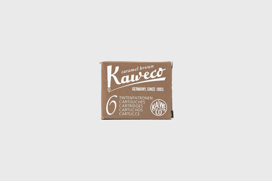 Fountain Pen Ink Cartridges Stationery [Office & Stationery] Kaweco Caramel Brown   Deadstock General Store, Manchester