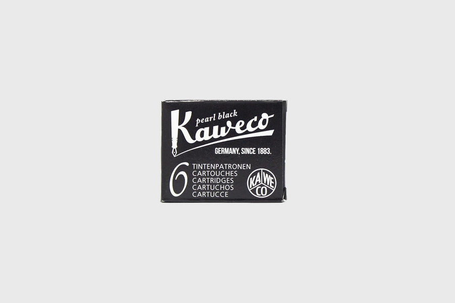 Fountain Pen Ink Cartridges Stationery [Office & Stationery] Kaweco Pearl Black   Deadstock General Store, Manchester