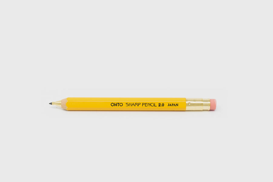 Sharp Pencil 2.0 Pens & Pencils [Office & Stationery] OHTO Yellow   Deadstock General Store, Manchester