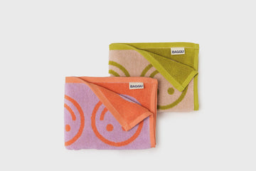Hand Towels [Happy Lilac Ochre]