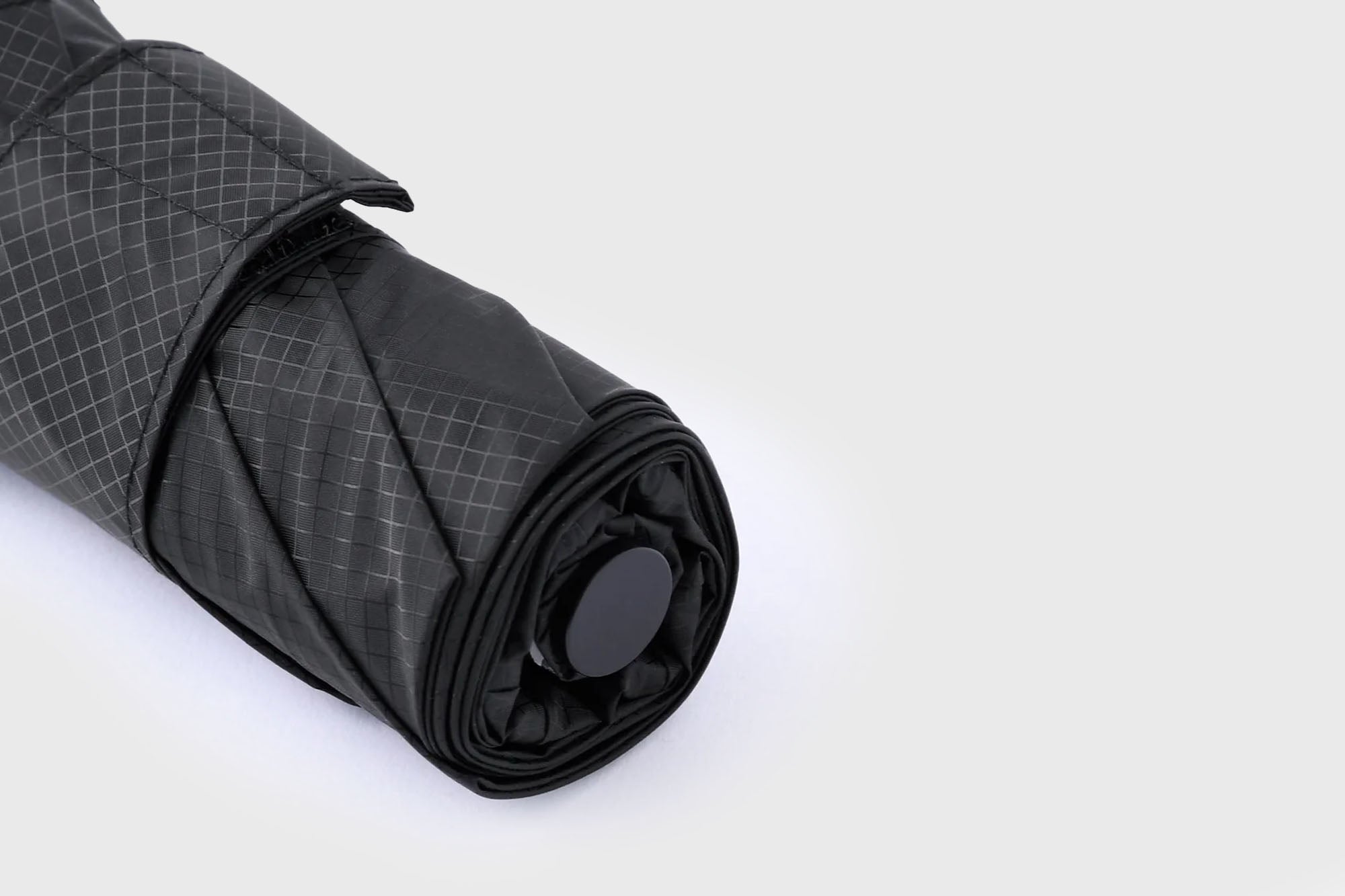 Amvel - Cordura® Lightweight Folding Umbrella [Black] - BindleStore.