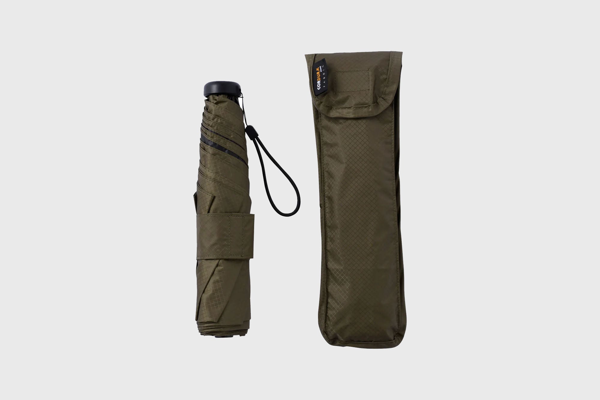 Amvel - Cordura® Lightweight Folding Umbrella [Coyote] - BindleStore.