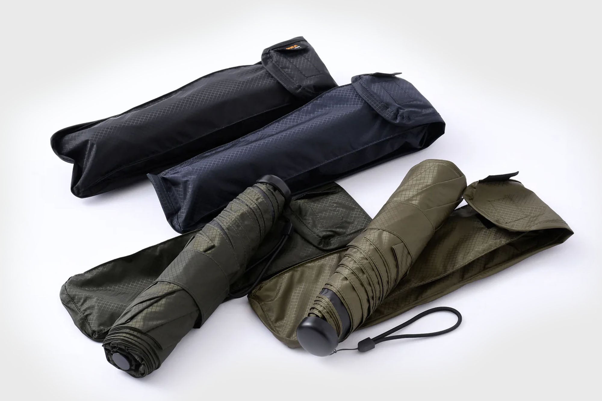Amvel - Cordura® Lightweight Folding Umbrella [Coyote] - BindleStore.