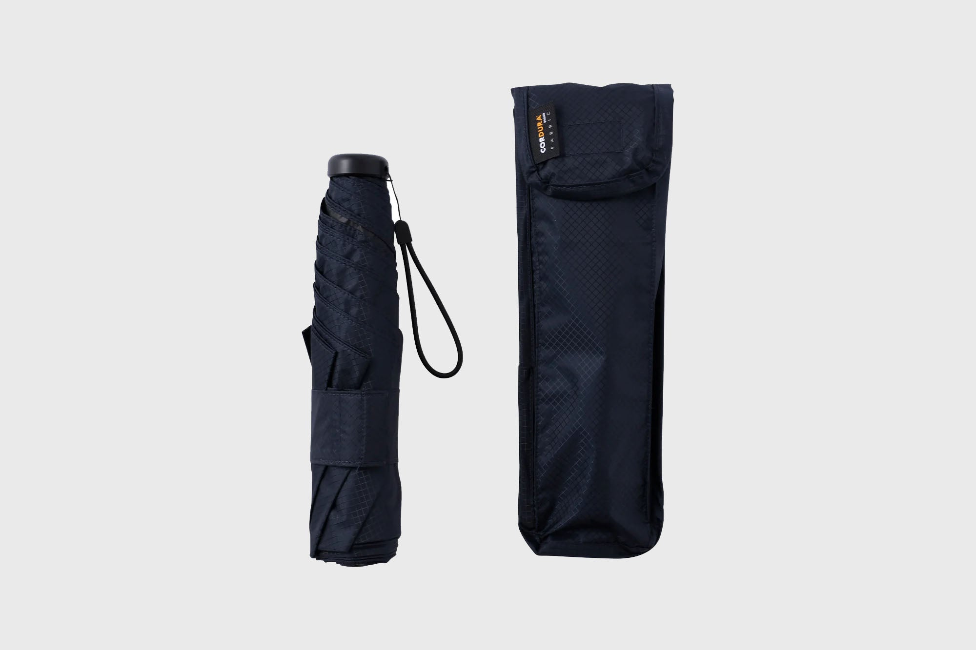 Amvel - Cordura® Lightweight Folding Umbrella [Navy] - BindleStore.